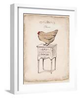 Cheers Chick-Emily Adams-Framed Art Print