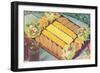 Cheese and Cracker Plate-null-Framed Art Print