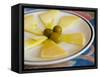 Cheese and Olives, Istria, Croatia-Russell Young-Framed Stretched Canvas