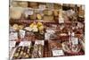 Cheese and Salamis at Papiniano Market, Milan, Lombardy, Italy, Europe-Yadid Levy-Mounted Photographic Print