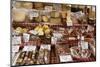 Cheese and Salamis at Papiniano Market, Milan, Lombardy, Italy, Europe-Yadid Levy-Mounted Photographic Print