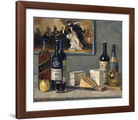 Cheese and Wine-Valeriy Chuikov-Framed Premium Giclee Print