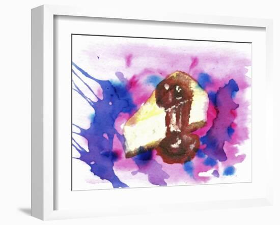 Cheese Cake-Wolf Heart Illustrations-Framed Giclee Print