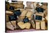 Cheese for Sale at a Market Stall, Lourmarin, Vaucluse, Provence-Alpes-Cote D'Azur, France-null-Stretched Canvas