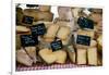 Cheese for Sale at a Market Stall, Lourmarin, Vaucluse, Provence-Alpes-Cote D'Azur, France-null-Framed Photographic Print