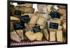 Cheese for Sale at a Market Stall, Lourmarin, Vaucluse, Provence-Alpes-Cote D'Azur, France-null-Framed Photographic Print