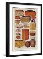 Cheese, Isabella Beeton, UK-null-Framed Giclee Print