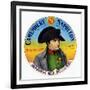 Cheese Label "Camembert Napoleon", "Le Petit Caporal", Made in Normandy for Rowley and Co, London-null-Framed Photo