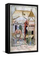 Cheese Manufacture, 1390-1400-null-Framed Stretched Canvas