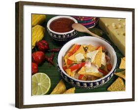 Cheese Nachos, Mexican Food, Mexico, North America-Tondini Nico-Framed Photographic Print