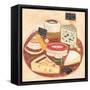 Cheese Plate 1-Maret Hensick-Framed Stretched Canvas