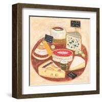 Cheese Plate 1-Maret Hensick-Framed Art Print