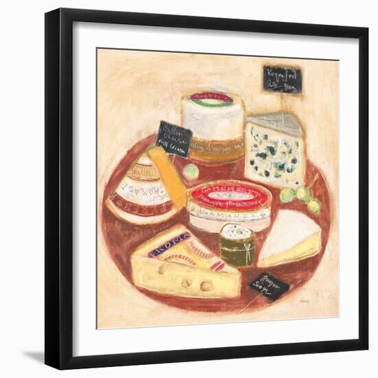 Cheese Plate 1-Maret Hensick-Framed Art Print