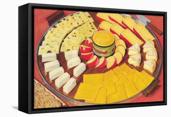 Cheese Plate-null-Framed Stretched Canvas