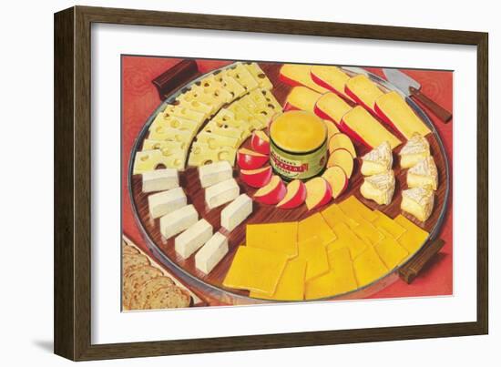 Cheese Plate-null-Framed Art Print