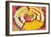 Cheese Plate-null-Framed Art Print