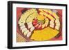 Cheese Plate-null-Framed Premium Giclee Print