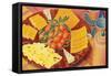 Cheese Plate-null-Framed Stretched Canvas