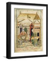 Cheese Production Miniature from the Tacuinum Sanitatis-null-Framed Giclee Print