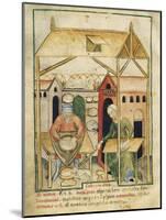 Cheese Production Miniature from the Tacuinum Sanitatis-null-Mounted Giclee Print