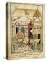 Cheese Production Miniature from the Tacuinum Sanitatis-null-Stretched Canvas