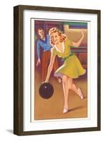 Cheesecake Bowling-null-Framed Art Print