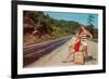 Cheesecake Hitching to Ozarks-null-Framed Art Print
