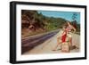 Cheesecake Hitching to Ozarks-null-Framed Art Print