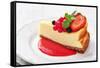 Cheesecake with Fresh Berries-tashka2000-Framed Stretched Canvas