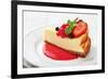 Cheesecake with Fresh Berries-tashka2000-Framed Photographic Print