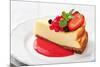 Cheesecake with Fresh Berries-tashka2000-Mounted Photographic Print