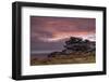 Cheesewring Sunset-Michael Blanchette Photography-Framed Photographic Print