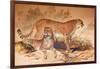 Cheetah, 1851-52-Joseph Wolf-Framed Giclee Print