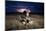 Cheetah and Lightning Storm, Ngorongoro Conservation Area, Tanzania-Paul Souders-Mounted Photographic Print