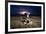 Cheetah and Lightning Storm, Ngorongoro Conservation Area, Tanzania-Paul Souders-Framed Photographic Print