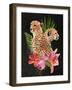 Cheetah Bouquet I-Annie Warren-Framed Art Print