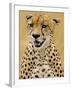 Cheetah in the Brush, Maasai Mara, Kenya-Joe Restuccia III-Framed Photographic Print