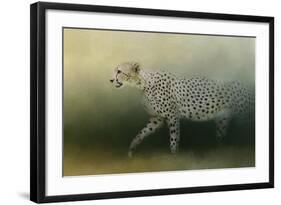 Cheetah on the Prowl-Jai Johnson-Framed Giclee Print