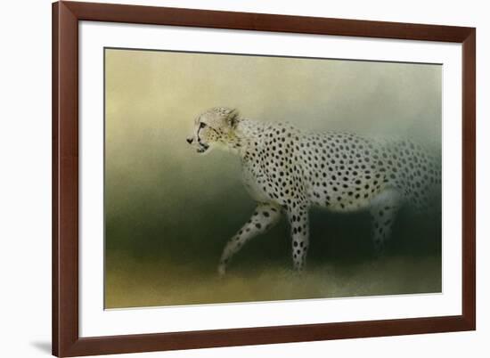 Cheetah on the Prowl-Jai Johnson-Framed Giclee Print