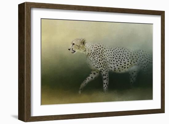 Cheetah on the Prowl-Jai Johnson-Framed Giclee Print