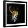 Cheetah Running-null-Framed Art Print