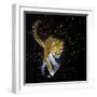 Cheetah Running-null-Framed Art Print