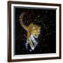 Cheetah Running-null-Framed Art Print