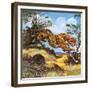 Cheetah Running-G. W Backhouse-Framed Giclee Print