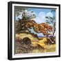 Cheetah Running-G. W Backhouse-Framed Giclee Print