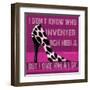 Cheetah Shoe-Sylvia Murray-Framed Art Print