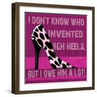 Cheetah Shoe-Sylvia Murray-Framed Art Print