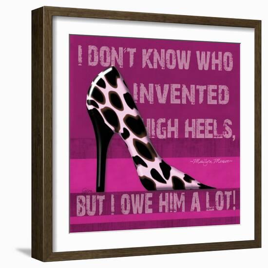 Cheetah Shoe-Sylvia Murray-Framed Art Print