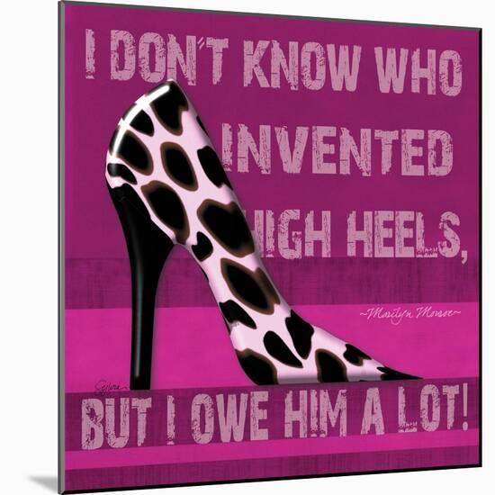 Cheetah Shoe-Sylvia Murray-Mounted Art Print