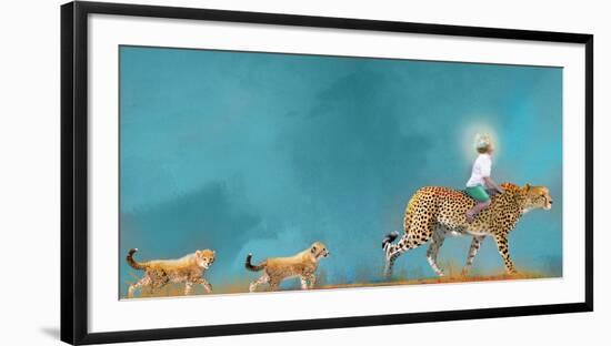 Cheetah Walk-Nancy Tillman-Framed Art Print